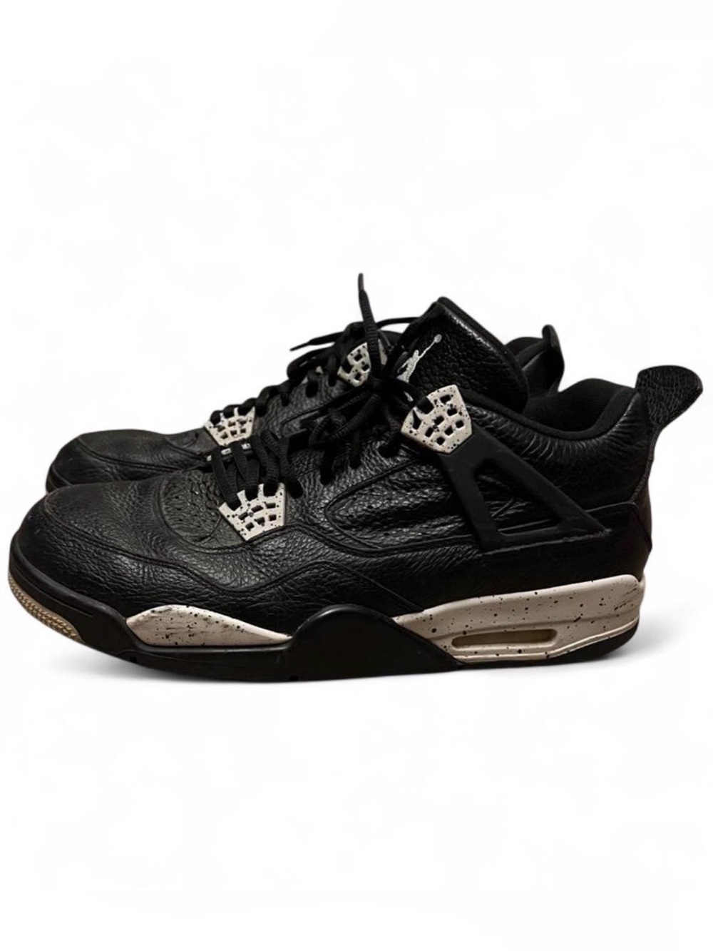 Nike Air Jordan 4 Retro Oreo 2015 Black Techy Grey Men’s Size 13